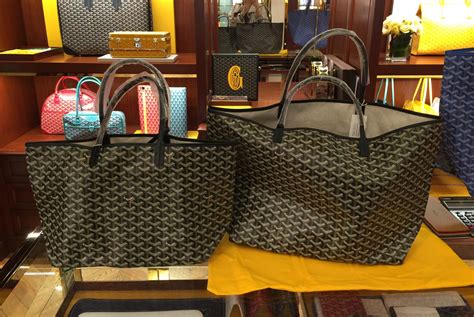 goyard vs tote bag.